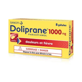 Doliprane 1000mg 8 gélules