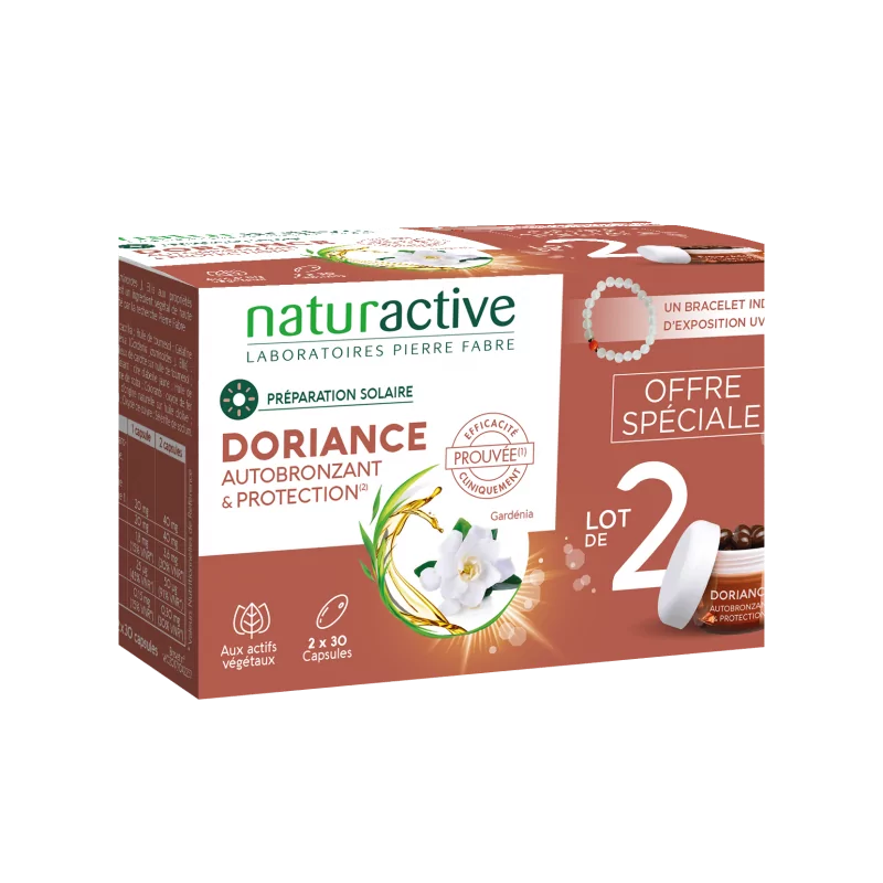 Naturactive Doriance Autobronzant & Protection 2X30 capsules