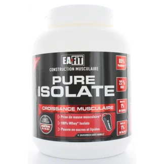 EaFit Pure Isolate Saveur Vanille 750g