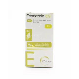 Econazole EG 1% poudre 30g