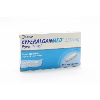 Efferalganmed 150mg 10 suppositoires