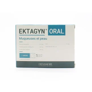 Ektagyn Oral Muqueuses et Peau 1 mois 30 capsules