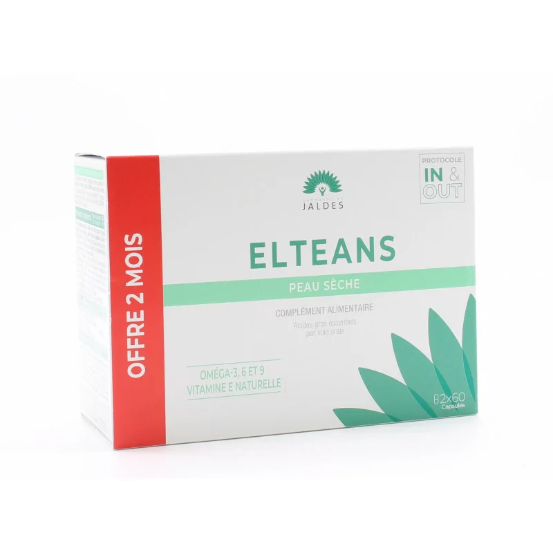 Elteans Peau Sèche 2X60 capsules