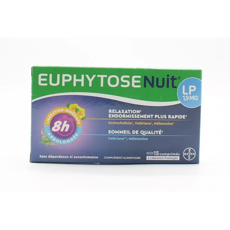 Euphytose Nuit LP 1,9mg 15 comprimés