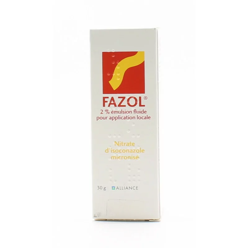 Fazol 2% Émulsion Fluide Nitrate d'Isoconazole 30g
