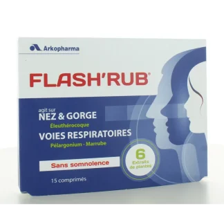 Arkopharma Flash'Rub 15 comprimés