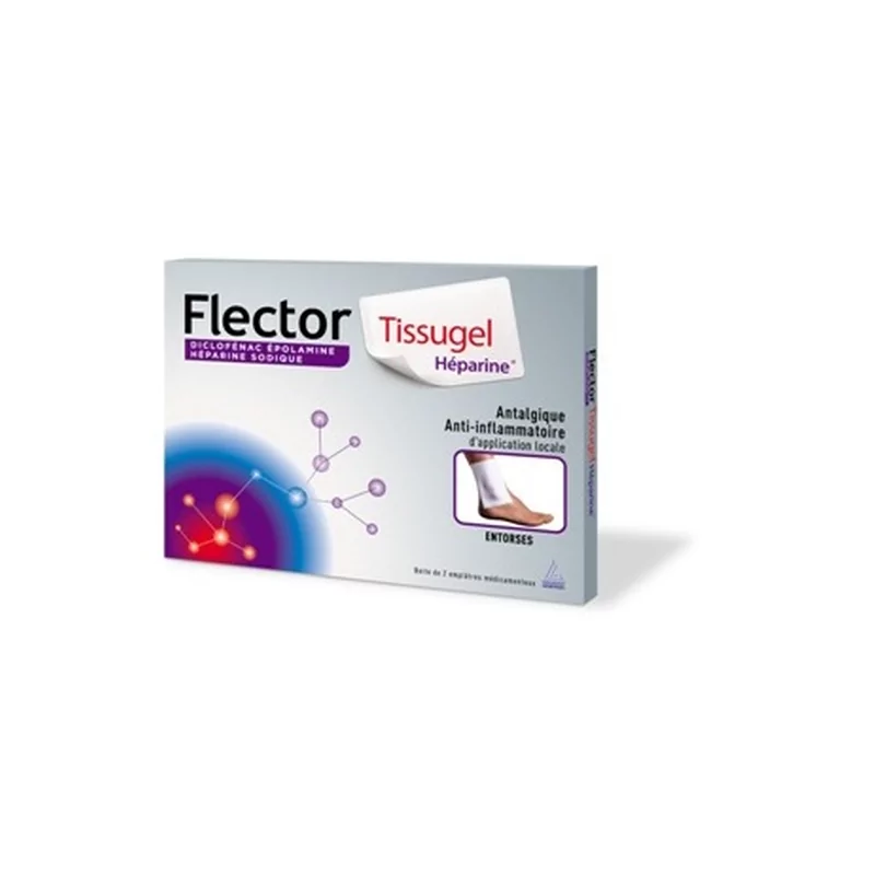 Flector Tissugel Héparine 10X14cm X3
