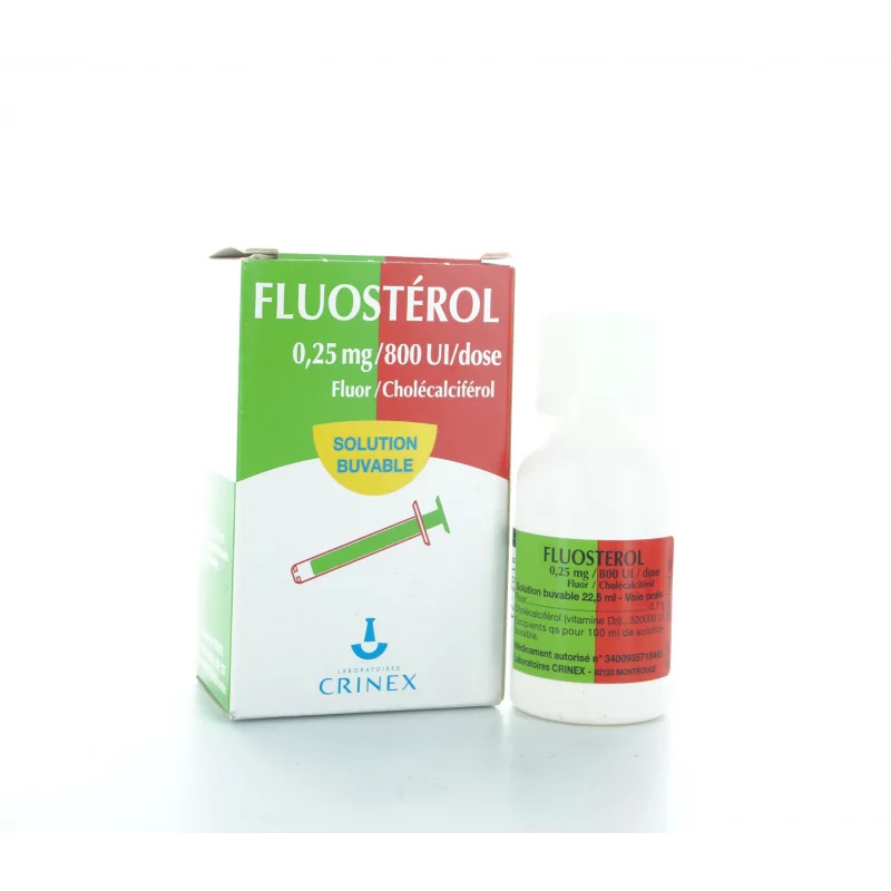 Fluostérol 0,25mg/800UI/dose 22,5ml
