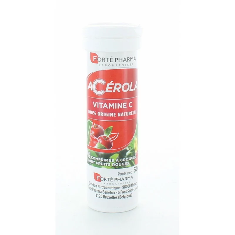 Forté Pharma Acérola Vitamine C 12 comprimés