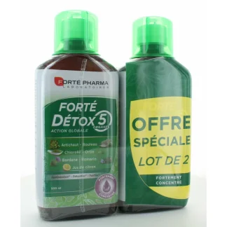 Forté Pharma Forté Détox 5 Action Globale 2X500ml