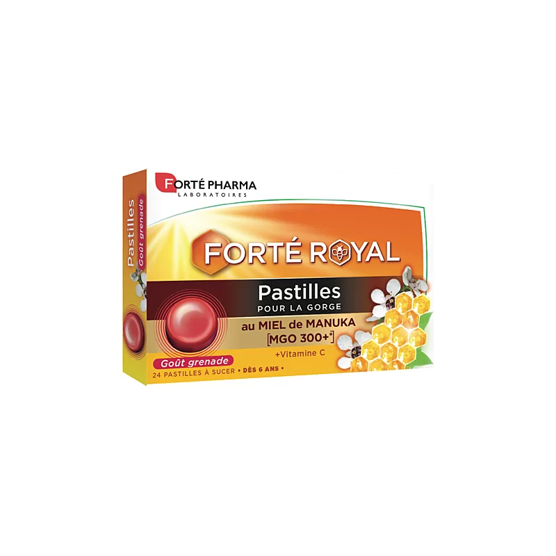 Forté Pharma Forté Royal Miel de Manuka 24 pastilles à sucer