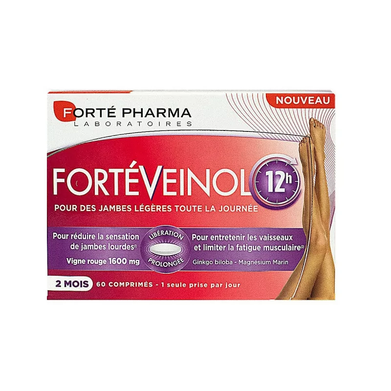 Forté Pharma Fortéveinol 12h 60 comprimés