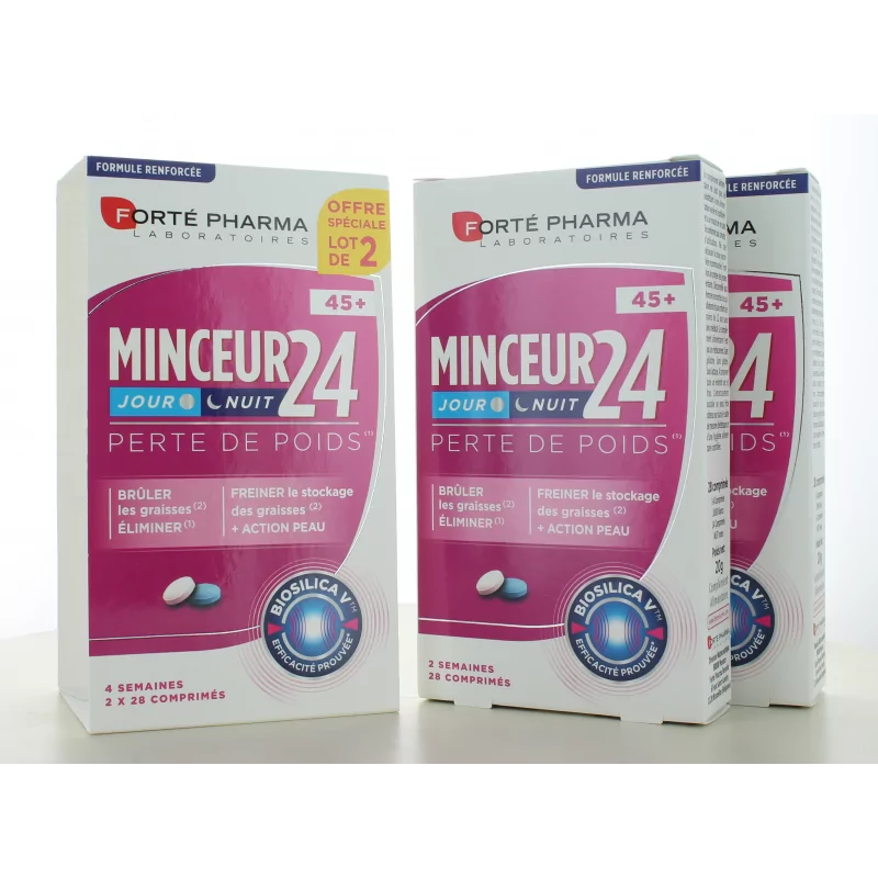 Forté Pharma Minceur 24 Jour Nuit 45+ 2X28 comprimés