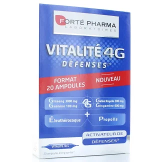 Forté Pharma Vitalité 4G Défenses 20 ampoules