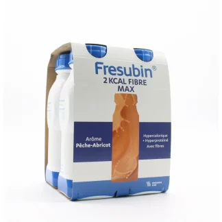 Fresubin 2Kcal Fibre Max Drink Pêche Abricot 4X300ml