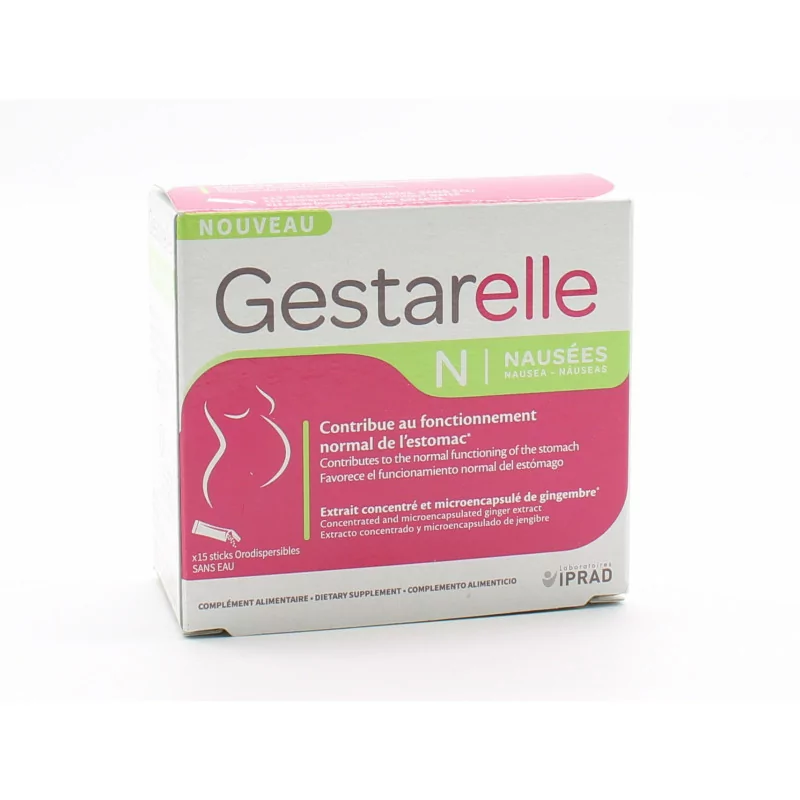 Gestarelle Nausées 15 sticks orodispersibles
