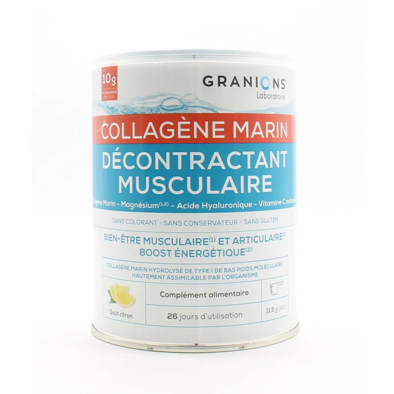 Granions Collagène Marin Décontractant Musculaire 300g