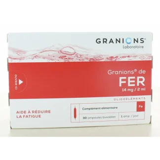 Granions de Fer 14mg/2ml 30 ampoules