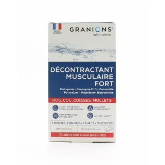 Granions Décontractant Musculaire Fort 20 comprimés