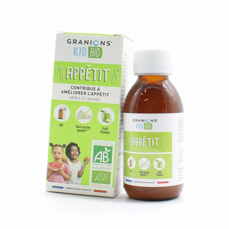 Granions Kid Bio Appétit Sirop Bio 125ml