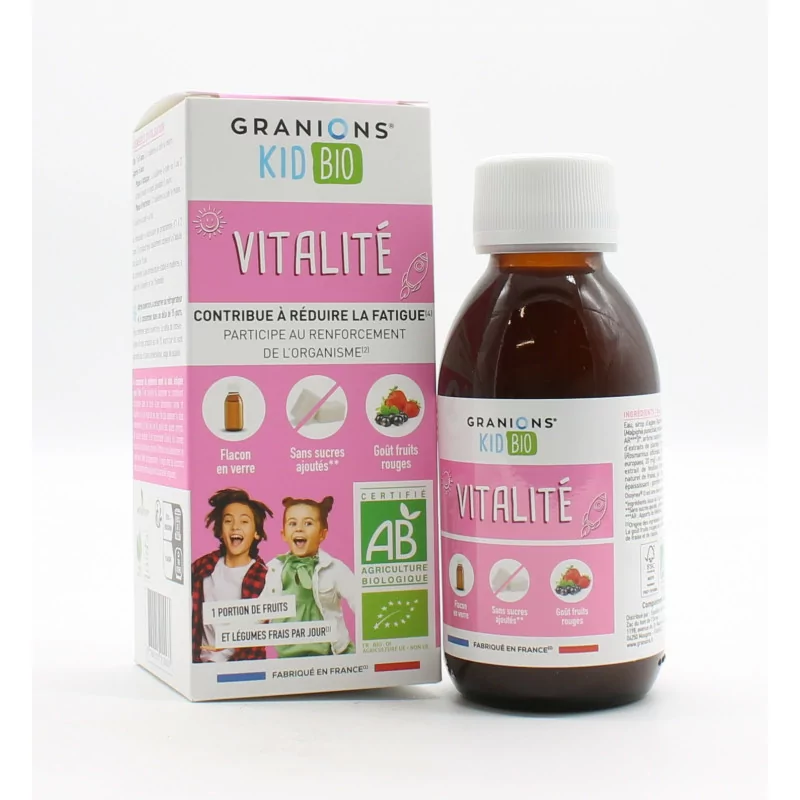Granions Kid Bio Vitalité Sirop 125ml