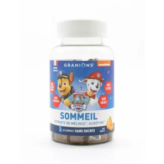 Granions Paw Patrol Sommeil 60 gummies Sans Sucres