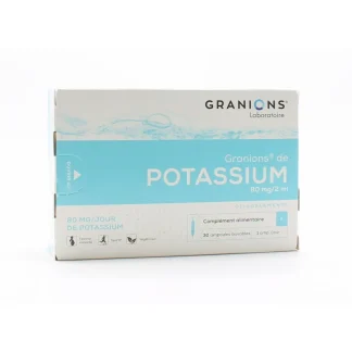 Granions Potassium 80mg/2ml 30 ampoules