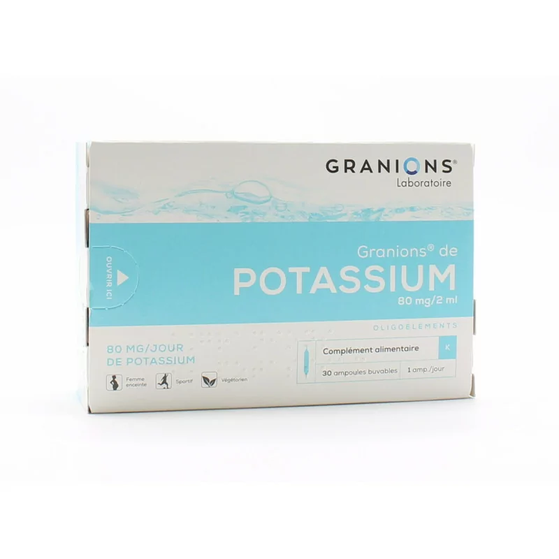 Granions Potassium 80mg/2ml 30 ampoules