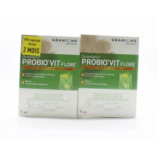 Granions Probio'Vit Flore 2X30 gélules