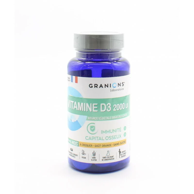 Granions Vitamine D3 2000UI 30 comprimés