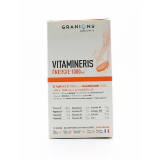 Granions Vitamineris Energie 1000mg 30 comprimés effervescents