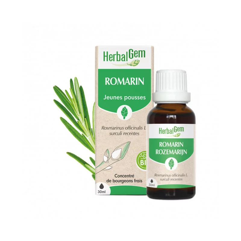 HerbalGem Romarin Jeunes Pousses Bio 30ml