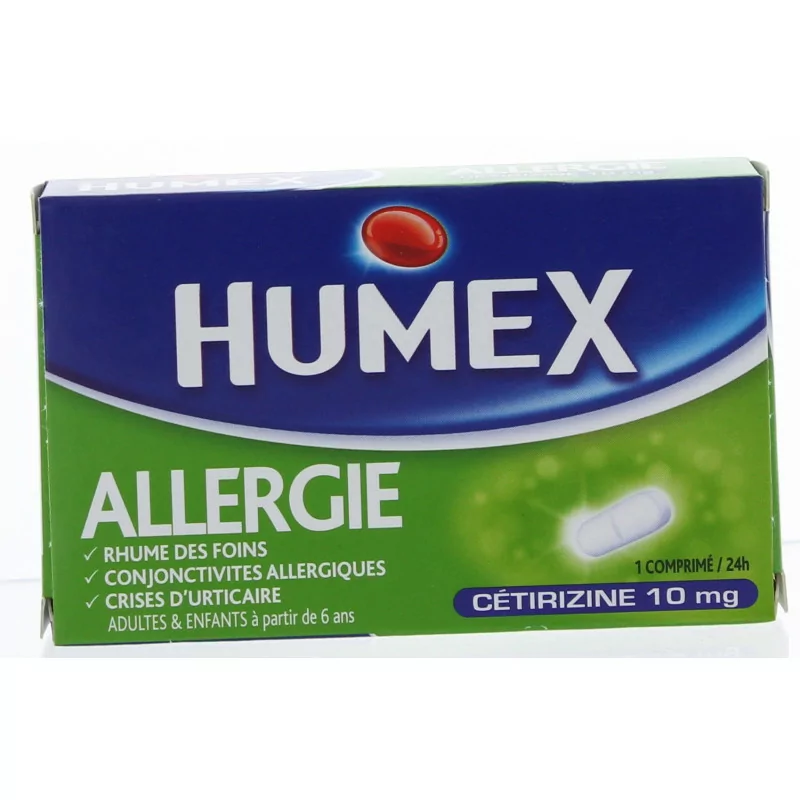 Humex Allergie Cétirizine 10mg 7 comprimés