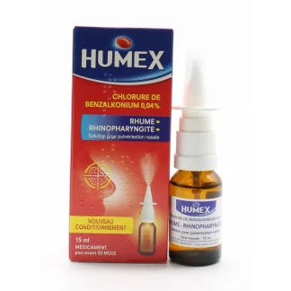 Humex Chlorure de Benzalkonium 0,04% 15ml
