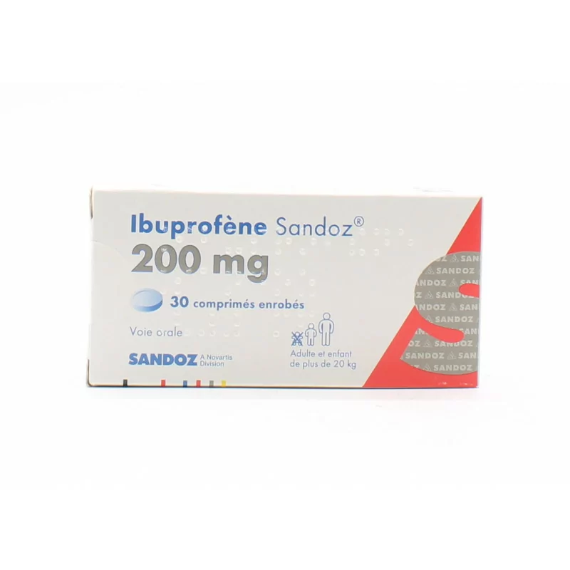 Ibuprofène 200mg Sandoz 30 comprimés