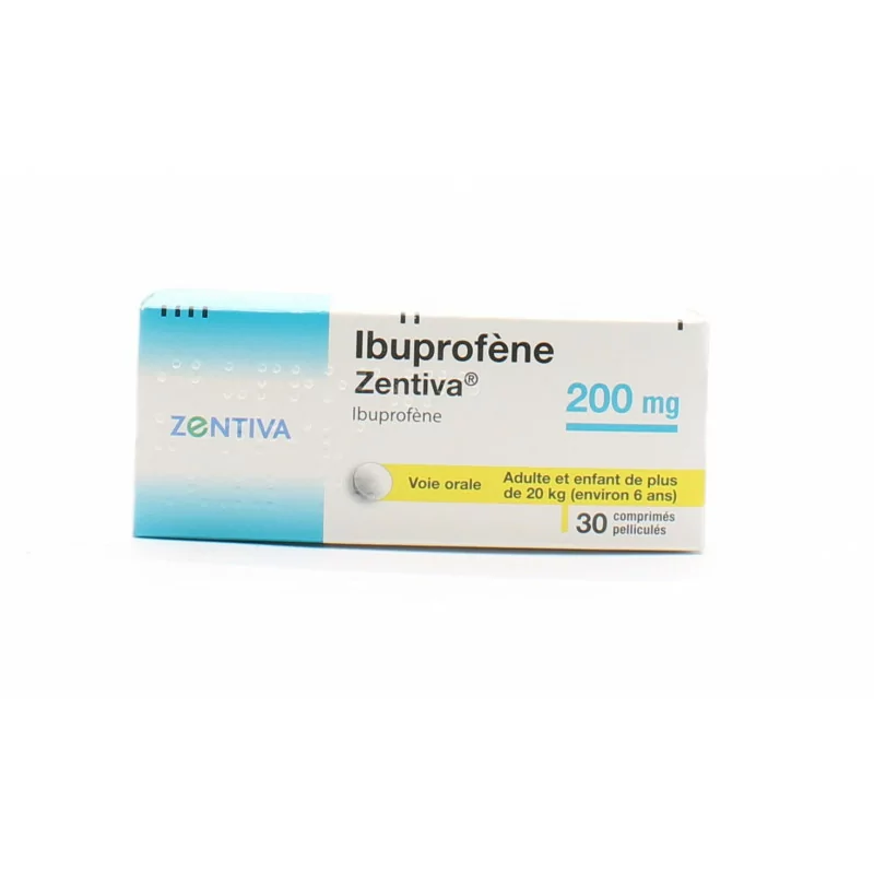 Ibuprofène Zentiva 200mg 30 comprimés