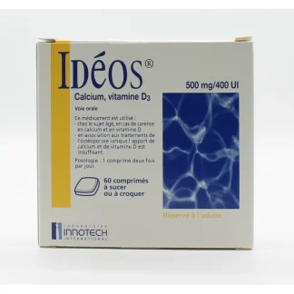 Idéos 500mg/400UI 60 comprimés