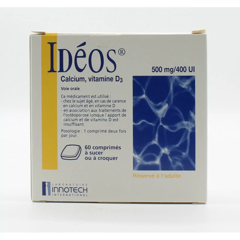 Idéos 500mg/400UI 60 comprimés