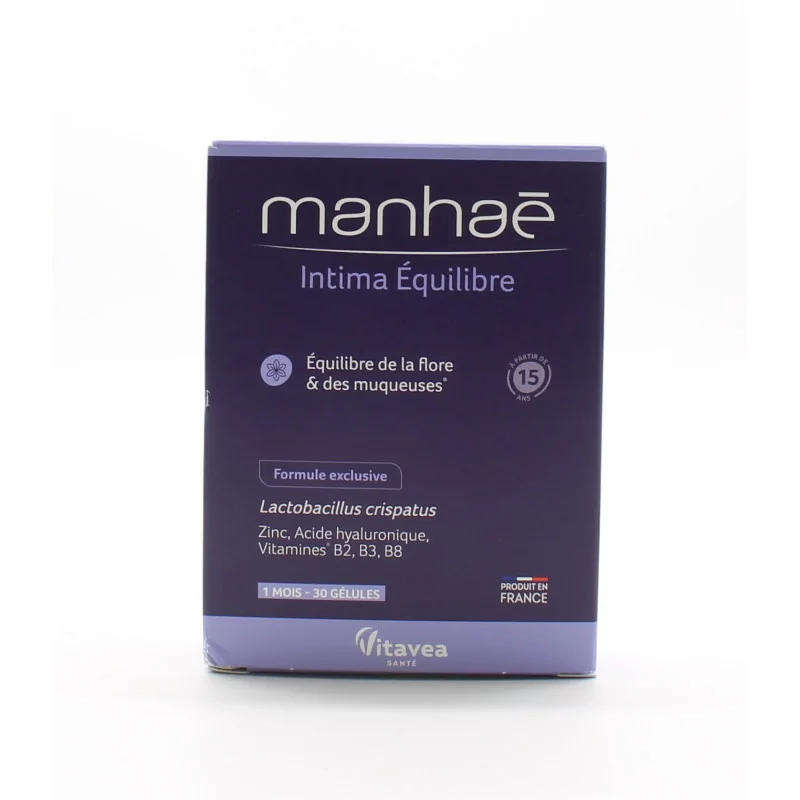 Manhaé Intima Équilibre 1 mois 30 gélules