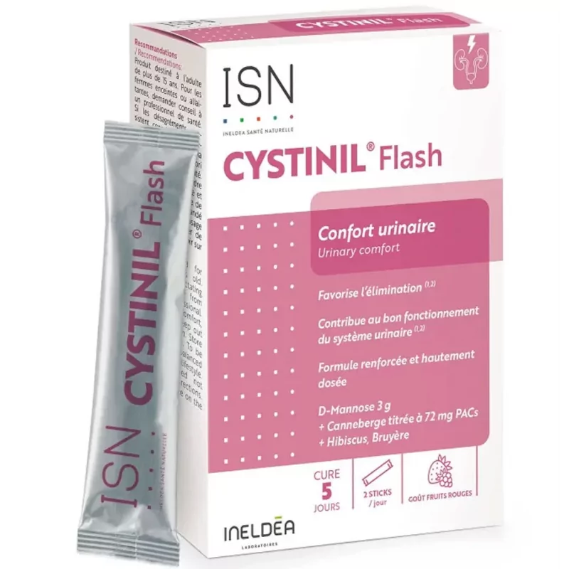 ISN Cystinil Flash Confort Urinaire 10 sticks