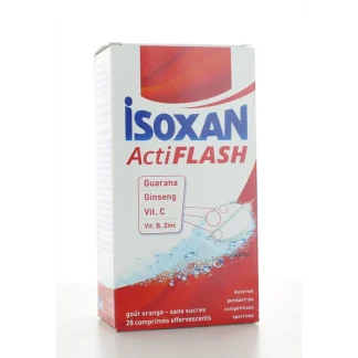 Isoxan ActiFlash Orange sans sucre 28 comprimés