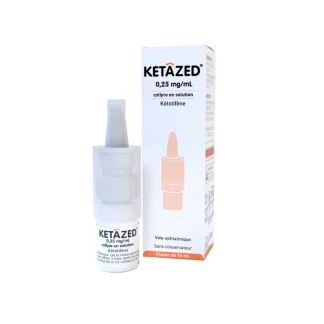 Ketazed 0,25mg/ml Collyre en Solution 10ml