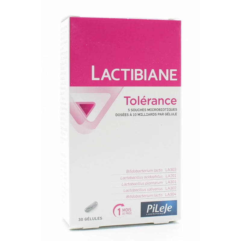 PiLeJe Lactibiane Tolérance 30 gélules