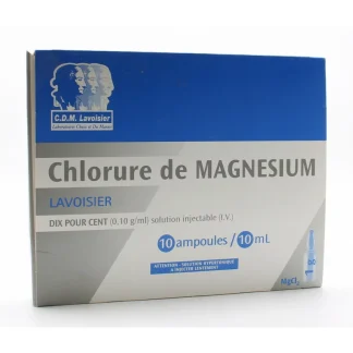 Lavoisier Chlorure de Magnesium Dix pour Cent 10 ampoules / 10ml