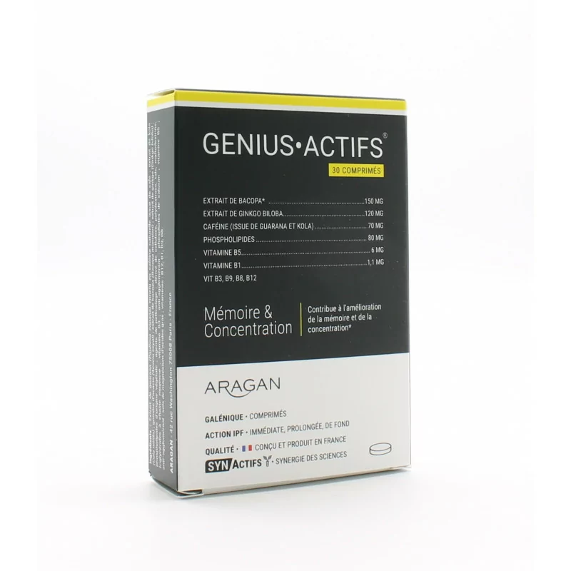 SynActifs GeniusActifs 30 comprimés