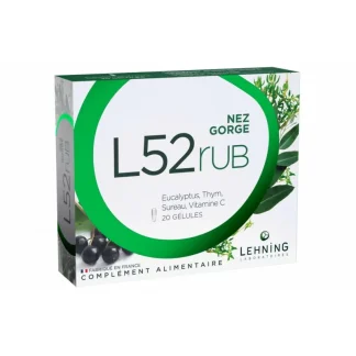 Lehning L52 Rub Nez Gorge 20 gélules