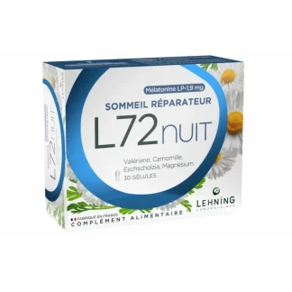 Lehning L72 Nuit Sommeil Réparateur 30 gélules
