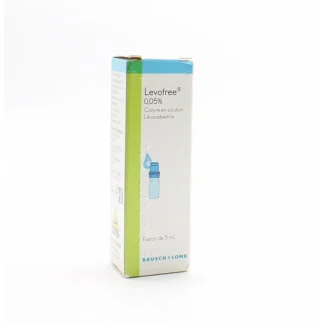 Levofree 0,05% Collyre en Solution Lévocabastine 5ml