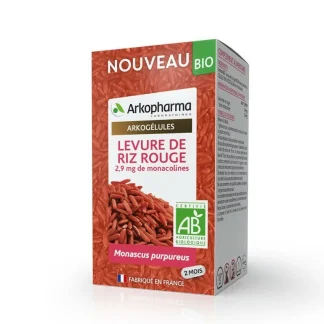 Arkopharma Arkogélules Levure de Riz Rouge Bio 60 gélules