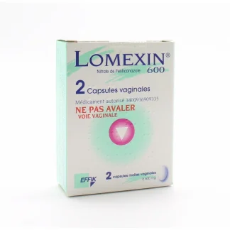 Lomexin 600mg 2 capsules